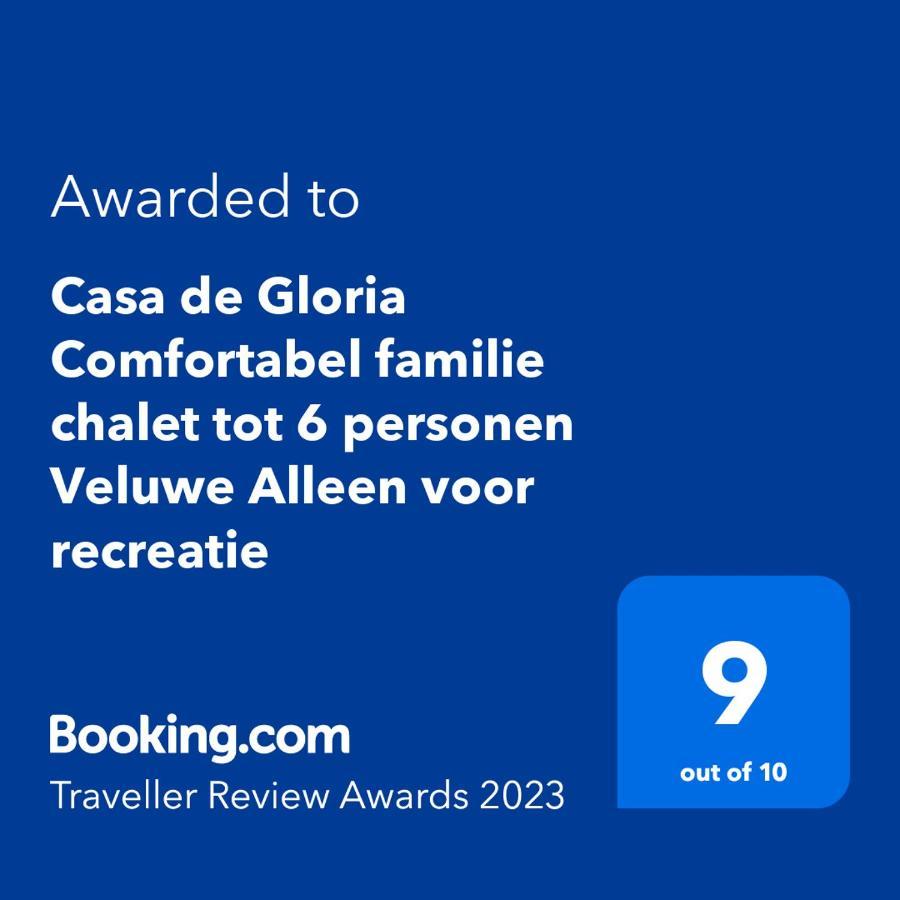 Comfortabel En Gezellig Familie Chalet Tot 6 Personen Op De Veluwe Bungalowpark De Kern プッテン エクステリア 写真